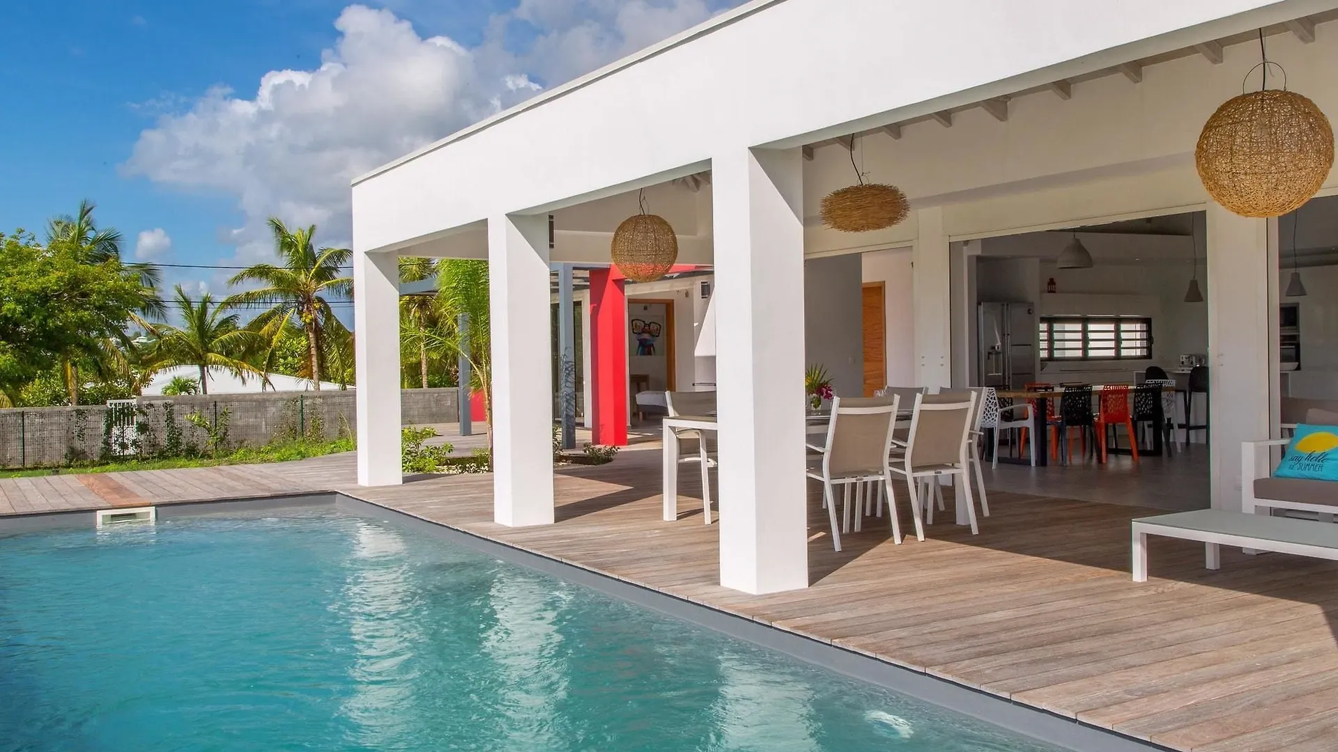Villa With 3 Bedrooms In Saint-Francois, With Wonderful Sea View, Priv