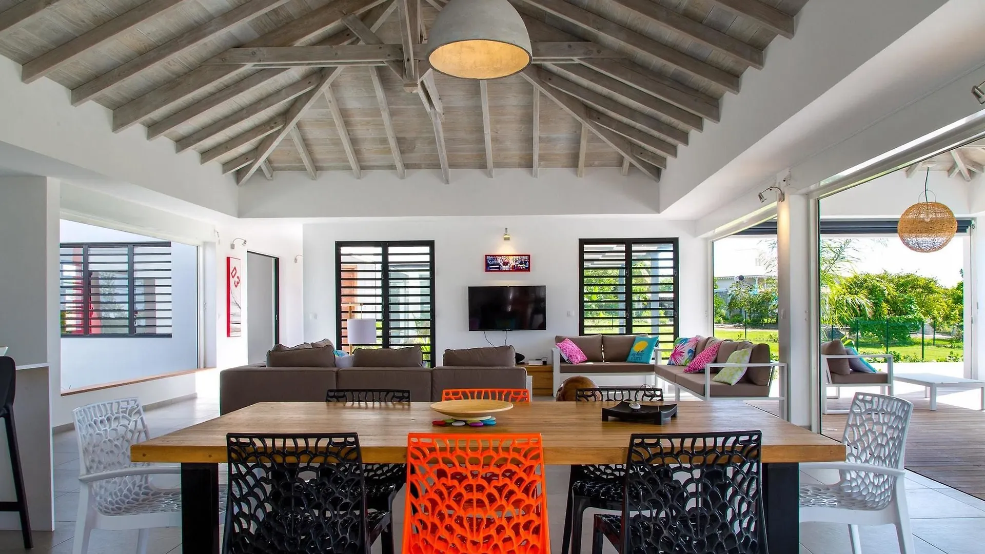 Villa With 3 Bedrooms In Saint-Francois, With Wonderful Sea View, Priv Guadalupe